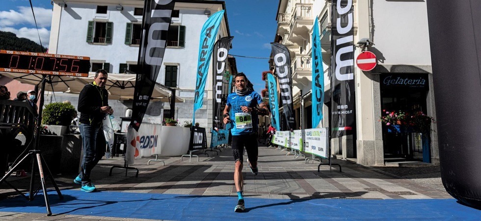 Foto di Mario Mariotti Marco Malgarida tiene a battesimo la nuova Adamello Run